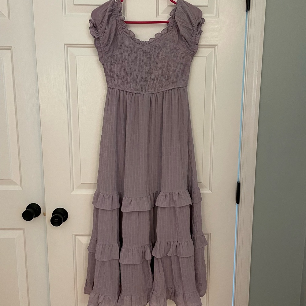 Euc pink blush maternity dress